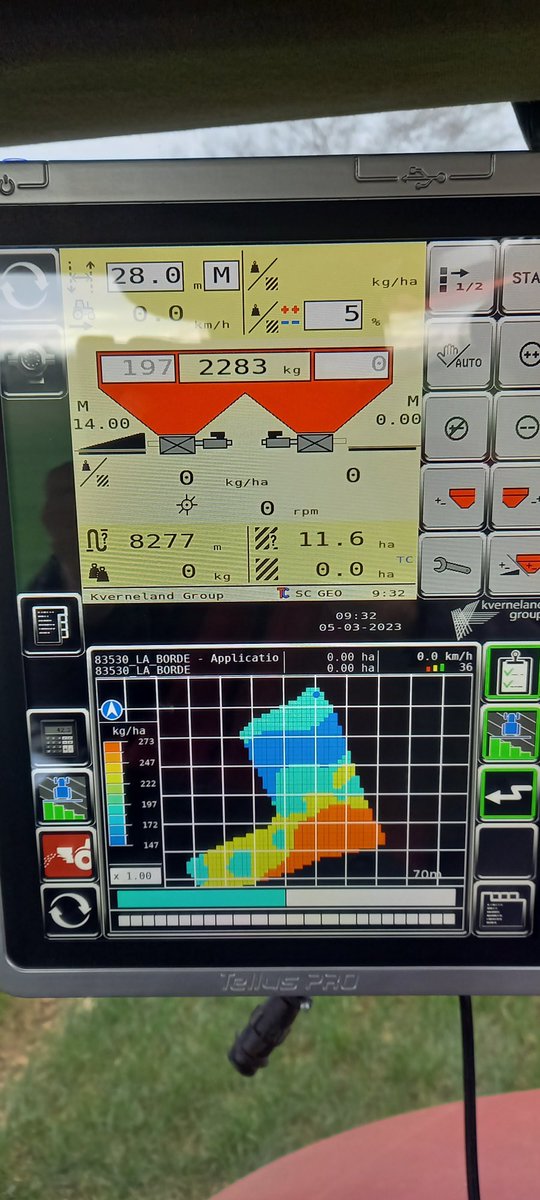 OlivierCOSTE2's tweet image. Je serais curieux concernant la verse,
en faisant cette année la modulation #Azote pour le second et le dernier apport sur #blé ? 
@CMOnord avec @YARA_france pour le #NSensor et @Arvalisofficiel ont certainement déjà des références.
@PelceAmdbs9 @BONNIN1402 
@UnifaAgri @comifer
