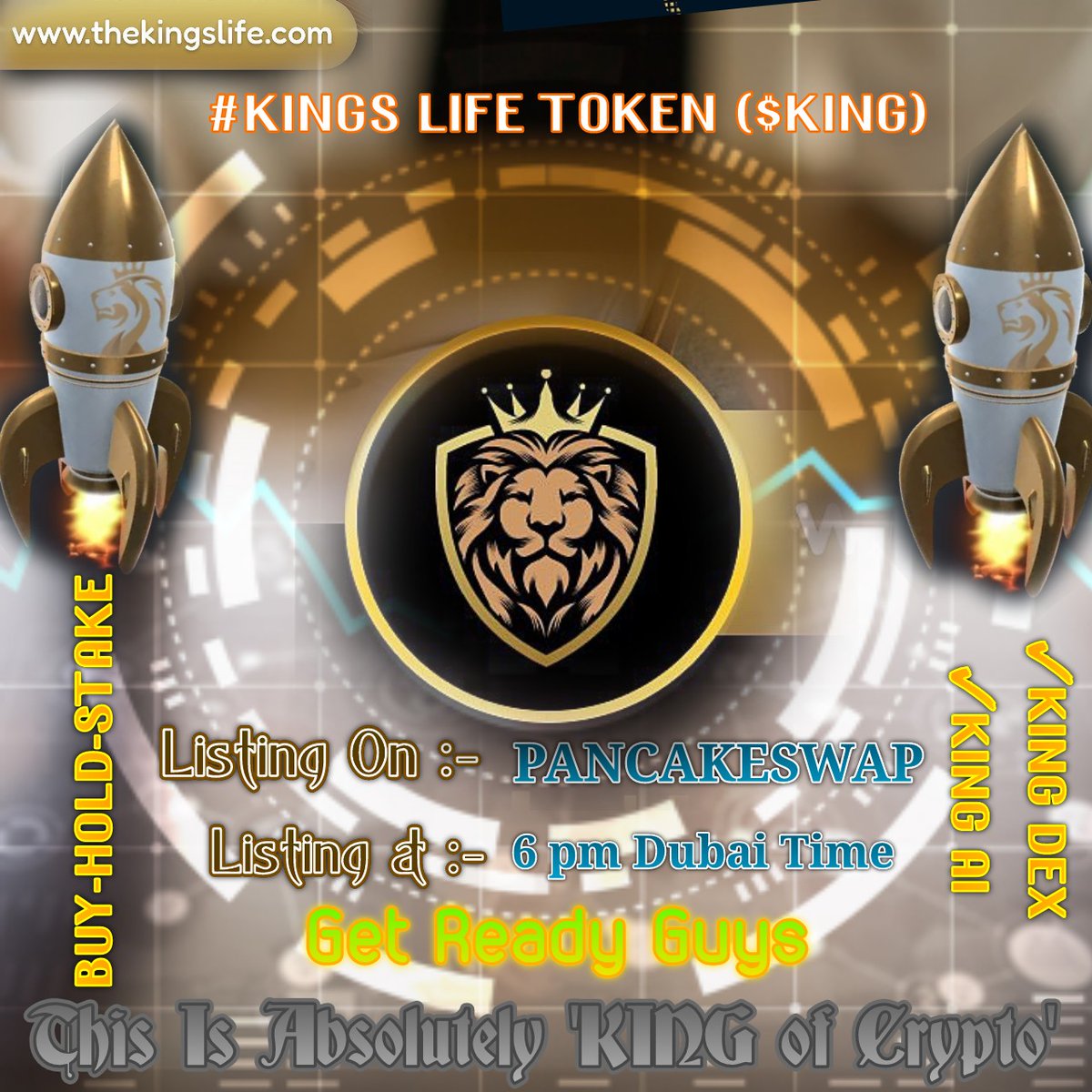 EmdRamanga's tweet photo. @the_kingslife #thekingslife token(KING)
#KINGSLIFE
#KINGAI https://t.co/q6fHayJ1B8