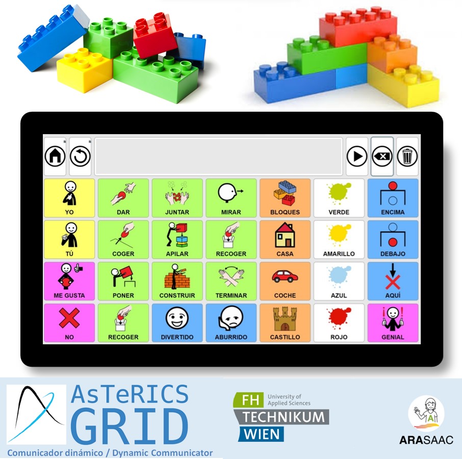 👉"Vamos a jugar las construcciones con piezas Lego" Tablero para trabajar el modelado del lenguaje con AsTeRICS Grid  en el colegio y en casa🤩‼
✅aulaabierta.arasaac.org/asterics_grid_…
✅Acceso directo: grid.asterics.eu
✅Pictogramas ARASAAC: arasaac.org