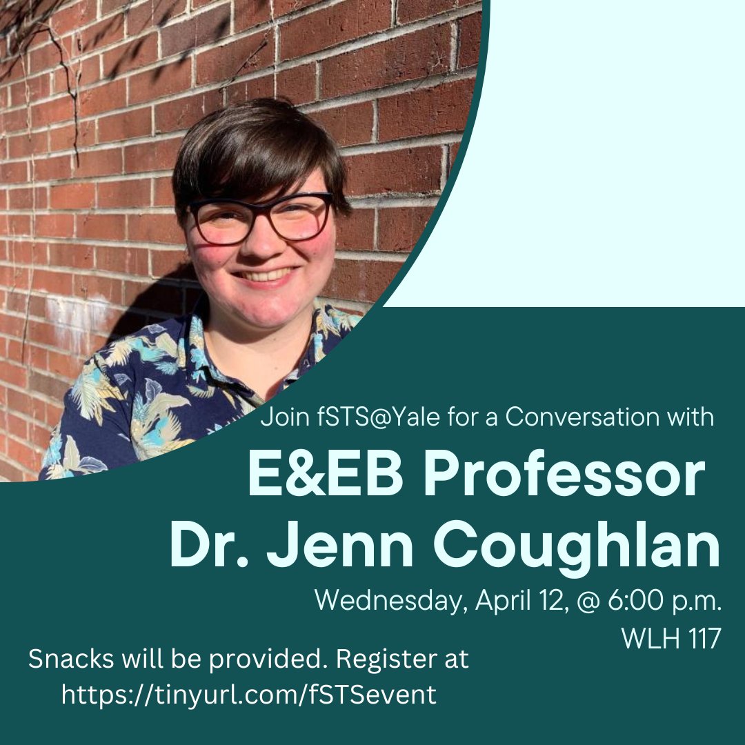 Join us for our talk! Dr. Jenn Coughlan is an assistant prof. in the Department of Ecology and Evolutionary Biology. Their research program integrates genetic, genomic, and evolutionary approaches to understand how new species form and how they adapt to their environments.
