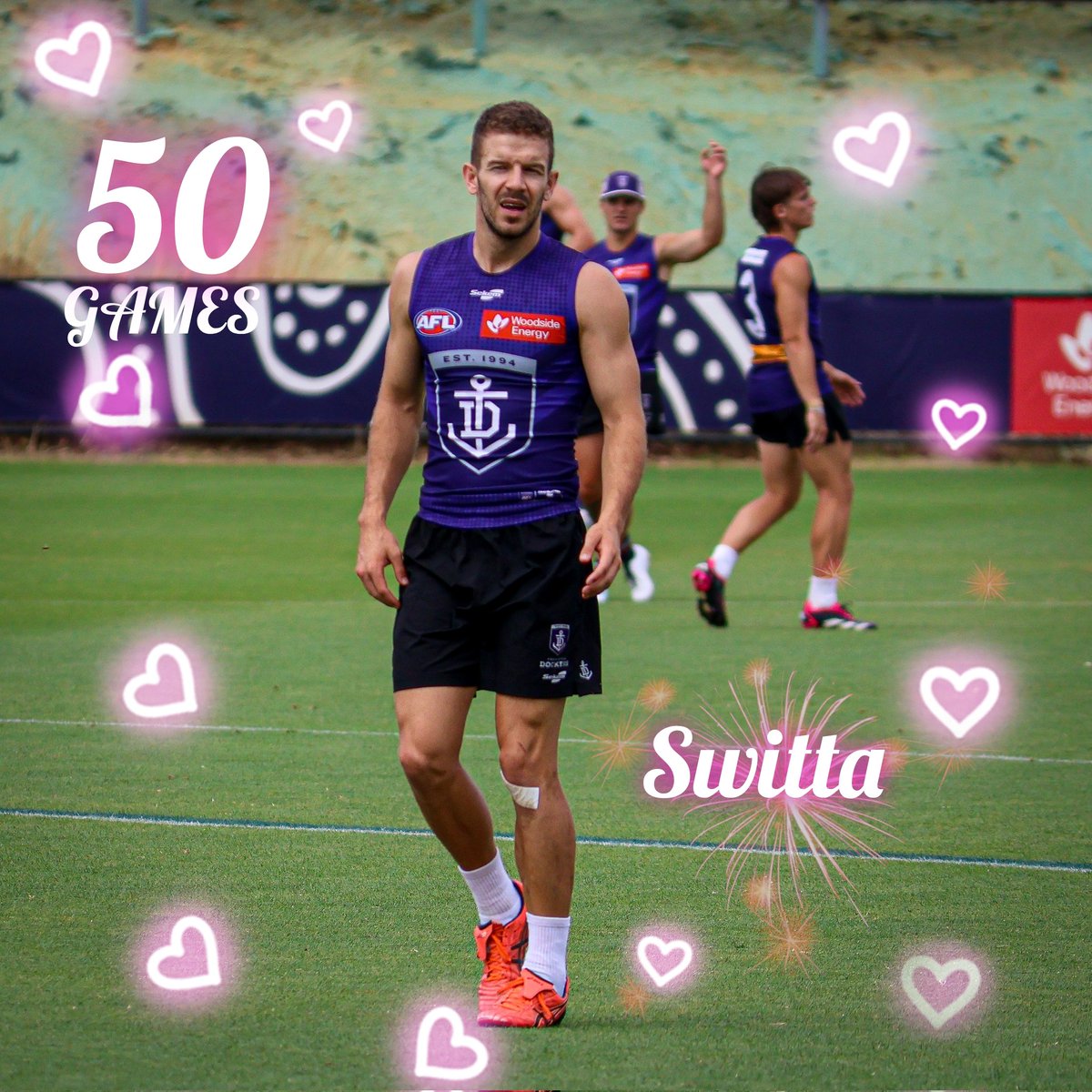 freopics_'s tweet photo. Congratulations on 50 GAMES TODAY SWITTA ๐ฅ๐ฅณ๐
Thanks for being an amazing role model, great support inside and outside the club. ๐๐
#50games #Switta #samswitkowski #foreverlove #foreverfreo #freodockers #freopics #50amazing #letsgoooo https://t.co/40a1kO9Iu3