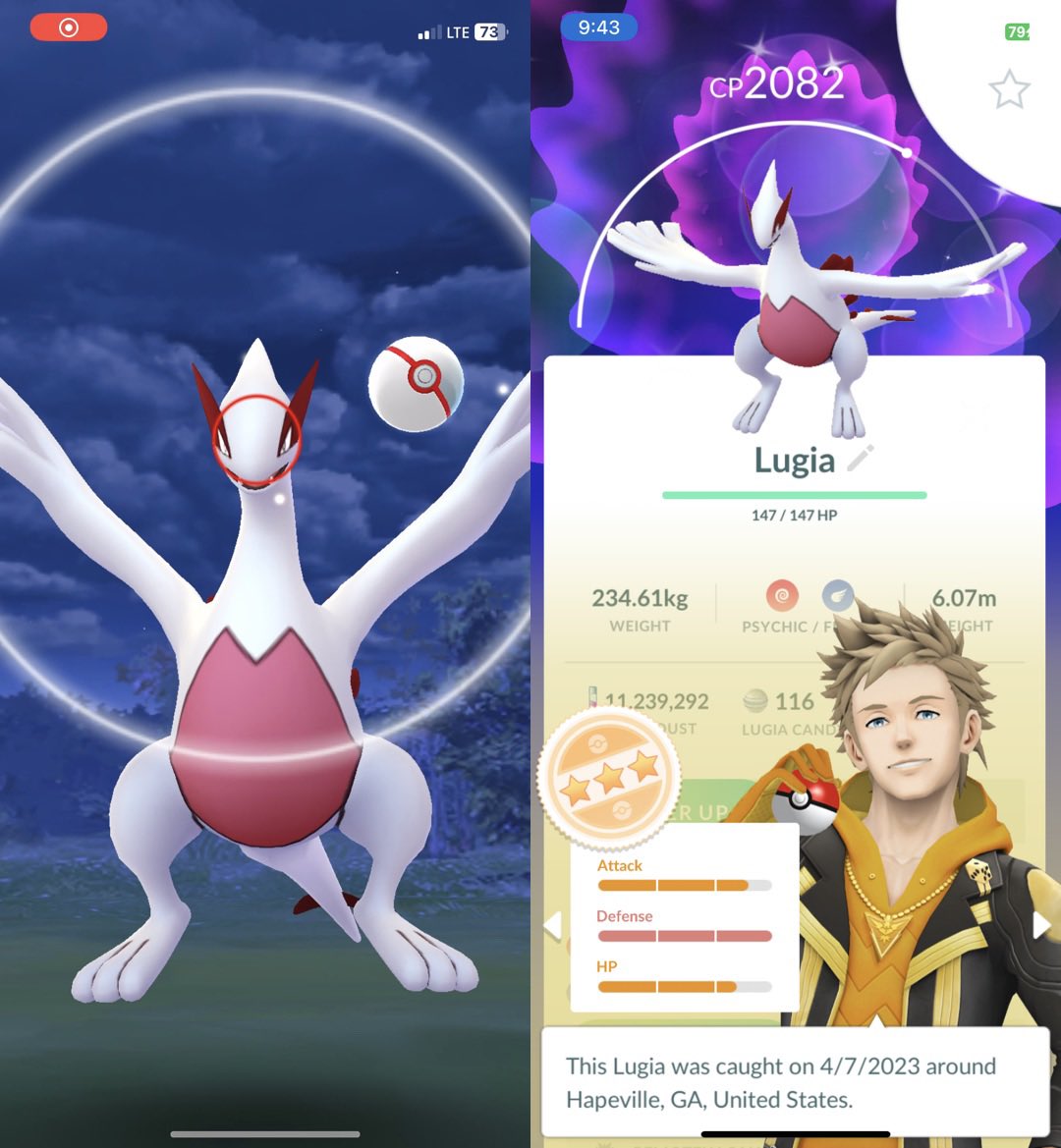 JudgementalMonk's tweet photo. Last remote raid pass until #PokemonGOApp &amp; #HearUsNiantic changes something, but I’ll take the shiny Lugia! https://t.co/gA523b1kw0