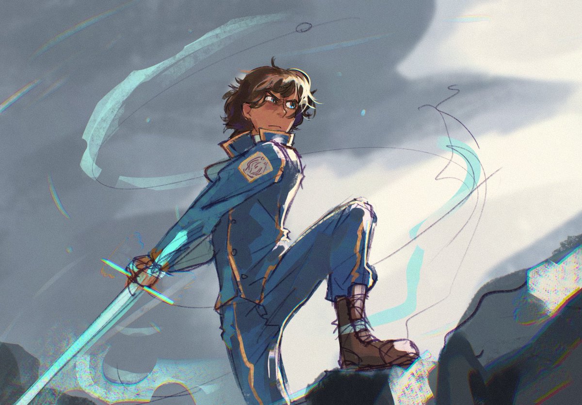 Wanted to doodle Kaladin 

#stormlightarchives