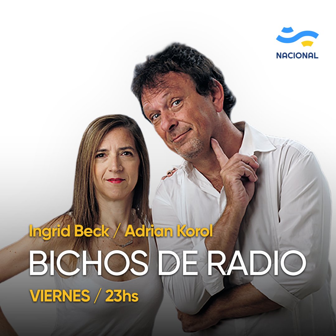 ractividades's tweet photo. 👉 #HOY ⏰️23hs #BichosdeRadio •
• #MarinaAbiuso #podcast “1983: el año en el que recuperamos la democracia"
• A 36 años del levantamiento carapintada de Semana Santa
• “Argentina 1983, la transición” el podcast de Télam
🎙#Conducen @soyingridbeck y @AdrianKorol https://t.co/zZA44mZihQ