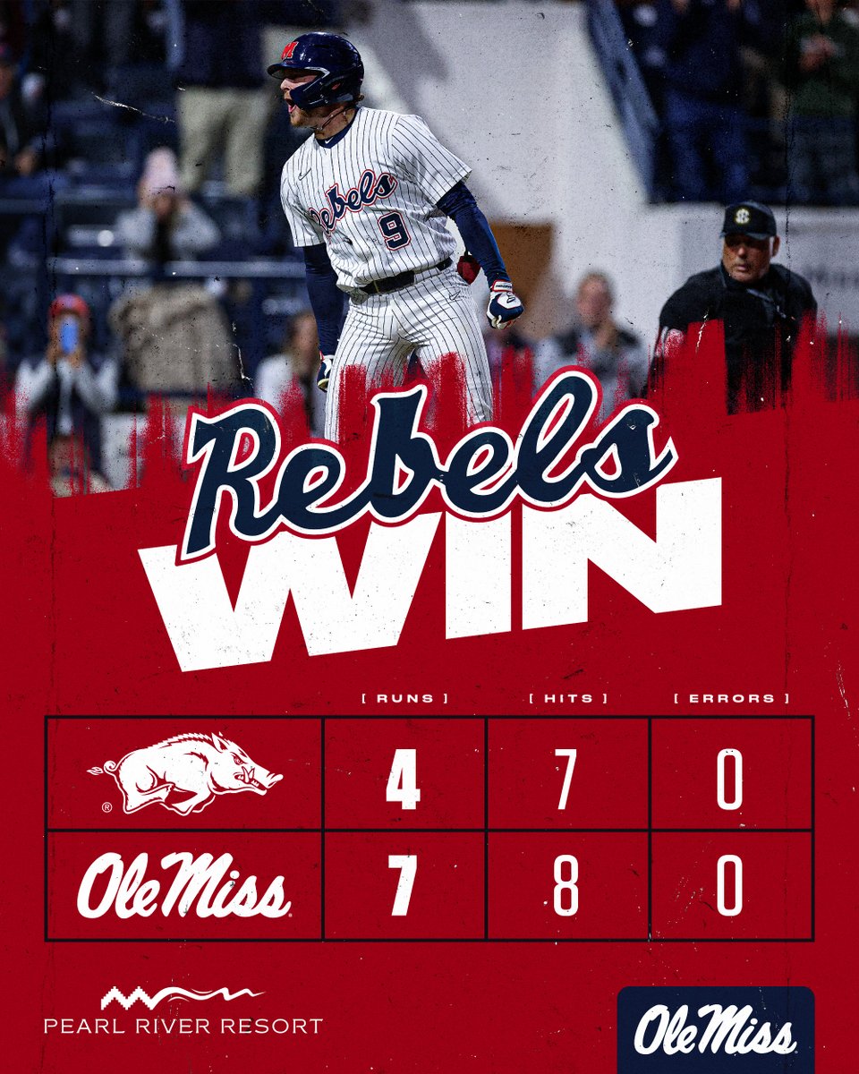 OleMissBSB's tweet photo. Rebs WIN https://t.co/WclhkO1hFR