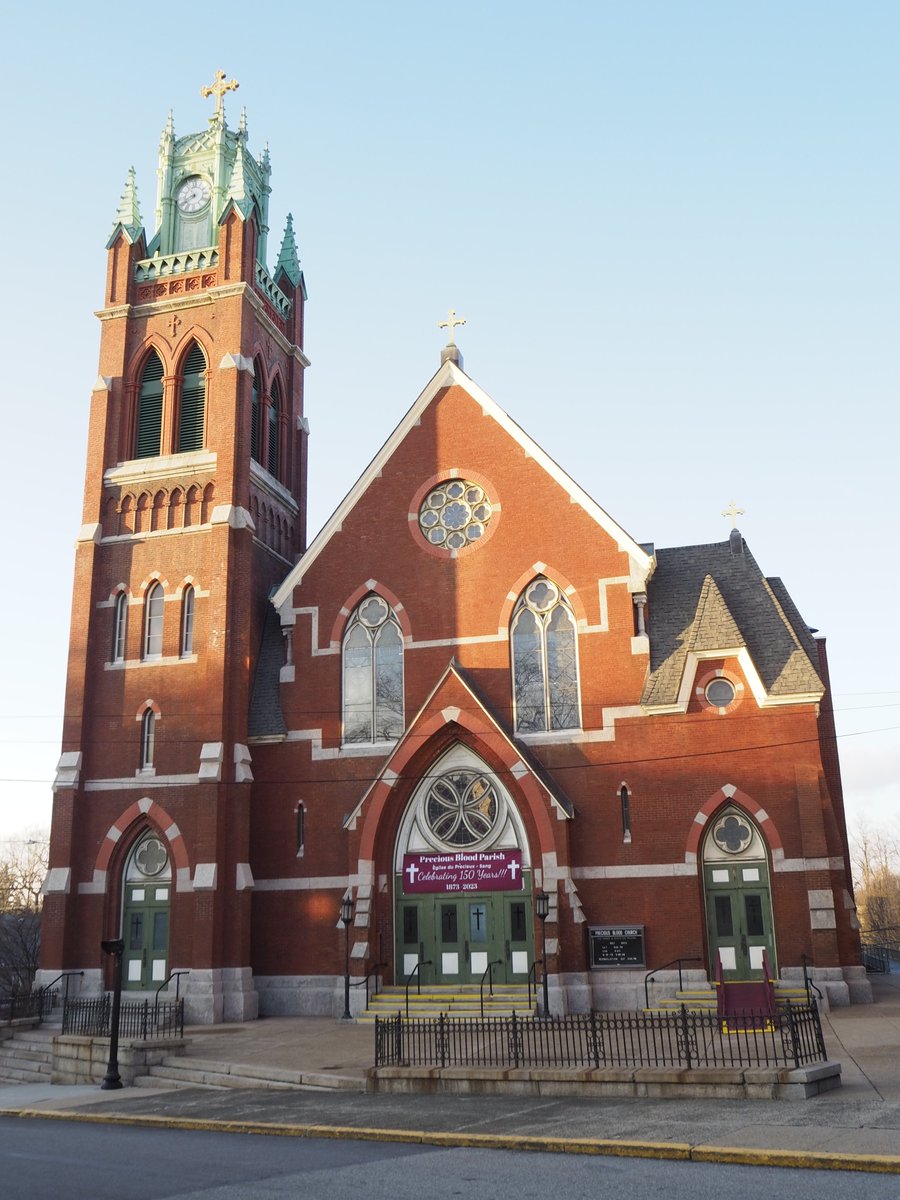 Precious Blood Church at 94 Carrington Ave. is celebrating its 150th anniversary this year.