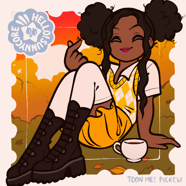 1girl dark-skinned female dark skin solo cup boots closed eyes  illustration images