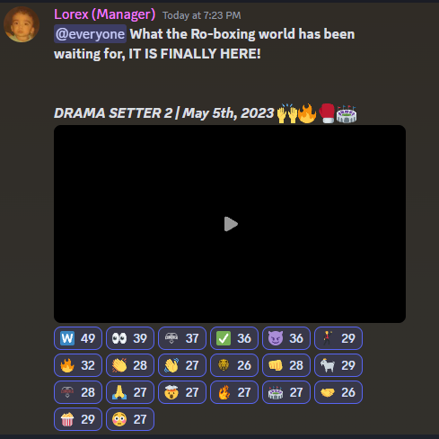 ConquerBWNews's tweet photo. 🚨BREAKING🚨: Drama Setter 2 has OFFICIALLY been announced by Conquer Developer @auprrz and Conquer Manager @LorexWDB.  Drama Setter 2, the most highly anticipated ro-boxing event of the year is set to take place at the Old Trafford on May 5th, 2023. https://t.co/nWKbr2lS1R