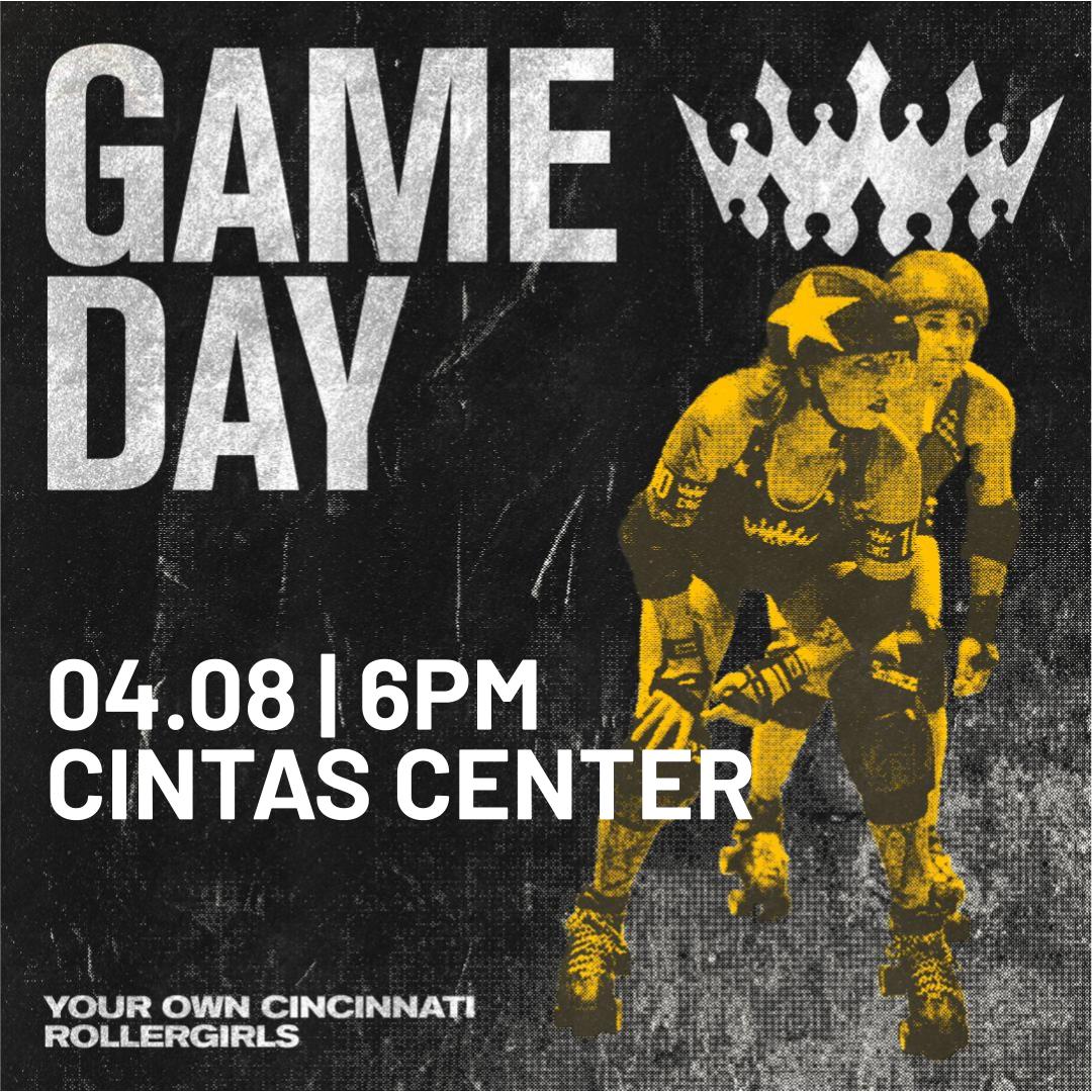 cincyrollergirl's tweet photo. 🥳 It's game day! Our home season opener vs. @LouRollerDerby is #CRGPrideNight in partnership with #CincinnatiPride and a fundraiser for @transformcincy. 🏳️‍🌈 🏳️‍⚧️ Tickets and more info: https://t.co/VGPPzmGvSR https://t.co/K3ZmRRnkon