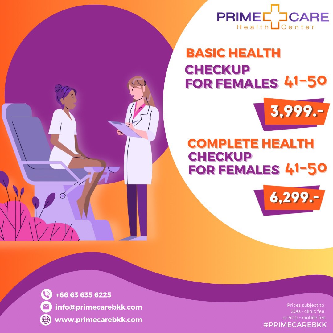 devibajaj's tweet photo. Time for your annual health checkup? Contact us at PrimeCare Clinic to book yours. You can come into our clinic in Sukhumvit Soi 20 or we can send our nurse to you! #primecarebkk #bangkok #healthcheck https://t.co/CgyG6hLyal