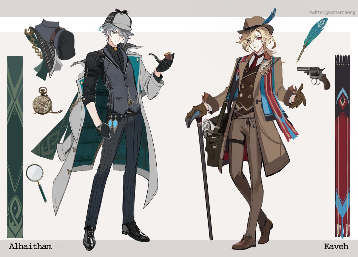 「Designed 'Sherlock' theme costumes for A」|🔸ㅂl냉🔸のイラスト