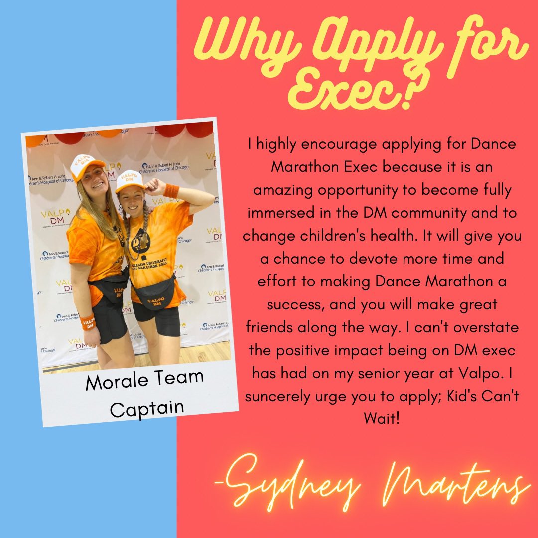 Thinking about applying for Exec?

Here from senior and Morale Co-Captain, Sydney Martens, and see why she thinks you should apply for exec.

The link is in our bio! Don’t forget the application closes in 1 WEEK!