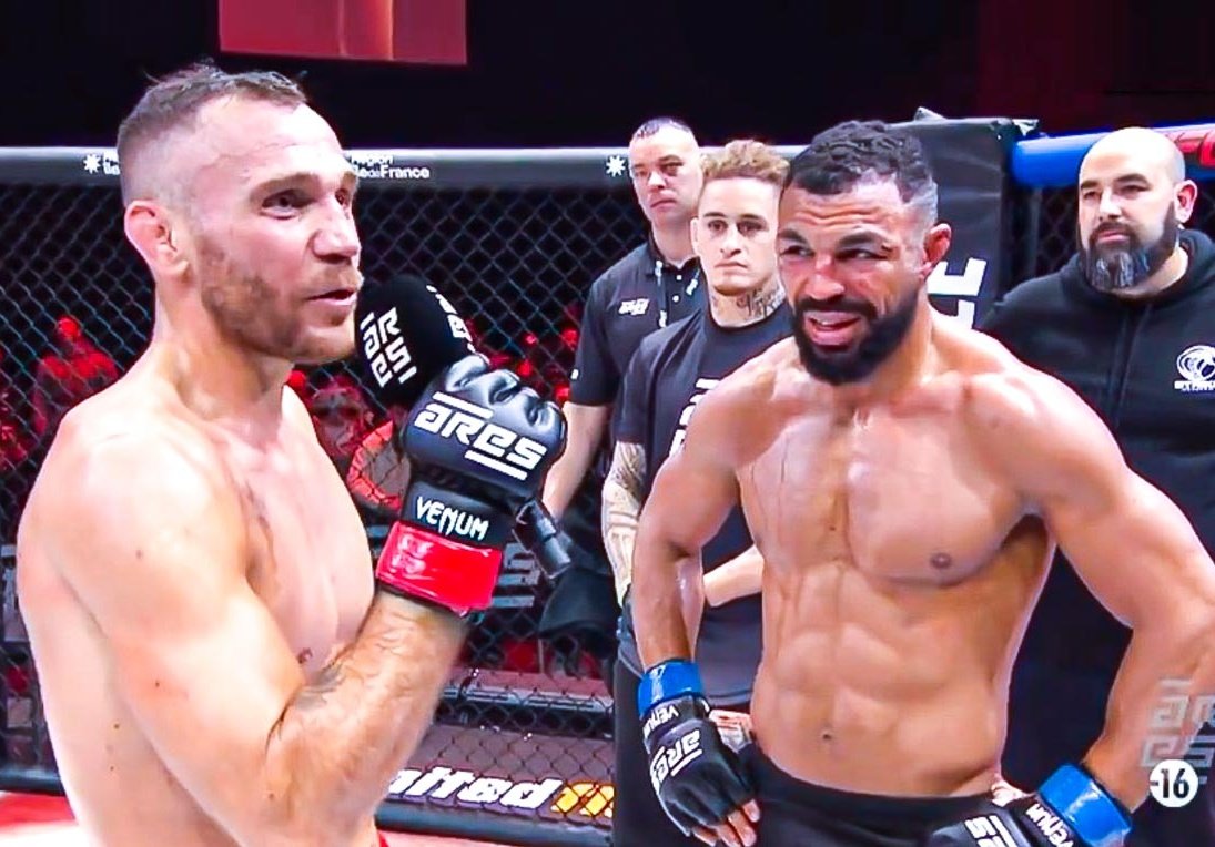 MMAPropagande's tweet photo. Après 38 combats en MMA (23-12-3) @LeboutMickael décide de prendre sa retraite du MMA. Respect pour ton immense carrière et nous te souhaitons bonne chance pour le prochain chapitre de ta vie.
#TeamLebout #TeamRagnar https://t.co/ZqqWfqf5BX