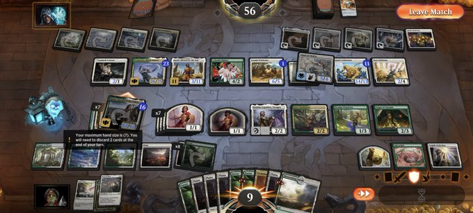 This game was amazing, my opponent fought hard but my Siona deck finally secured the win. #MTGArena https://t<a href="/tag/mtgarena"class="tags"><span>#mtgarena</span></a>