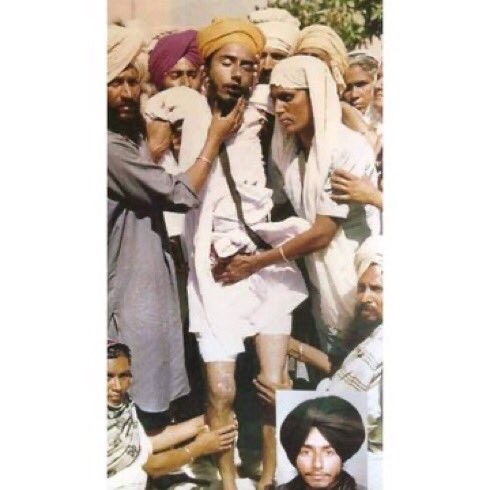 Harwind41696415's tweet photo. "ਜਦੋਂ ਥੰਮਿਆਂ ਤੂਫ਼ਾਨ ਸੁੰਨ੍ਹ ਹੋ ਗਿਆ ਜਹਾਨ....
       ਸ਼ੇਰ ਧਰਤੀ ਦੀ ਹਿੱਕ ਤੇ ਨਿਢਾਲ ਹੋ ਗਿਆ....
ਲਹੂ ਡੁੱਲ੍ਹ ਕੇ ਮਿੱਟੀ ਦਾ ਰੰਗ ਲਾਲ ਹੋ ਗਿਆ....

ਅਮਰ ਸ਼ਹੀਦ ਬਾਬਾ ਜੁਗਰਾਜ ਸਿੰਘ ਤੂਫ਼ਾਨ ਸ਼ਹੀਦੀ 7 ਅਪ੍ਰੈਲ 1990 ਮਹਾਨ ਰੂਹਾਂ ਜਿੰਨਾ ਸੱਚ ਧਰਮ ਲਈ ਆਪਾ ਵਾਰਿਆ । waheguru ji #ReleaseSikhPrisoners https://t.co/cyuLcOzAPD