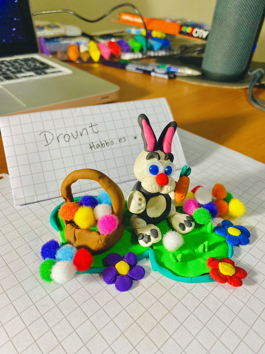 ESDrount's tweet photo. Mi participación para el concurso #ConejoDePascuaM9W 🐰🪺🤲🏼

Participante: Drount  

@ESHabbo @ES_Juancha @ESkinered https://t.co/Dj4SOiZ6hC