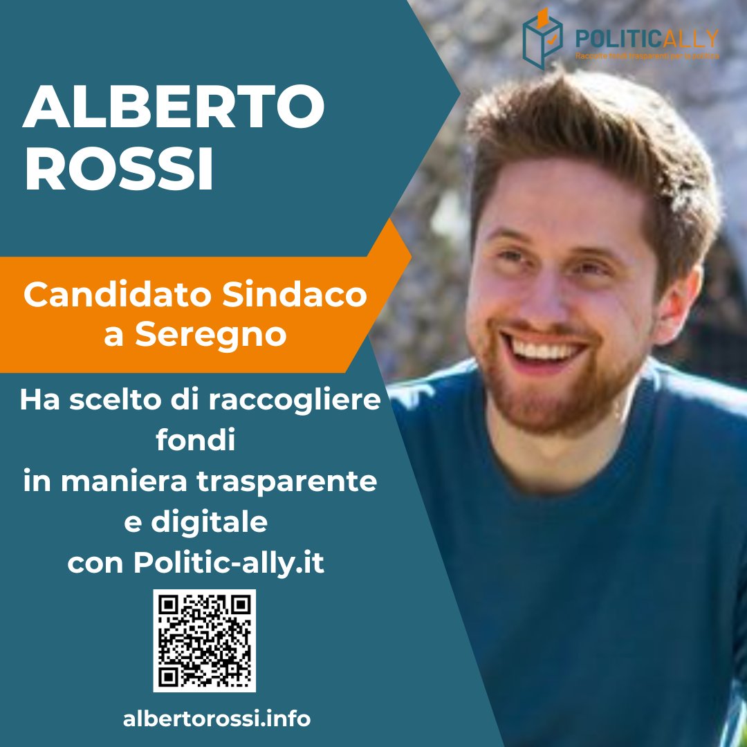 Politically_it's tweet photo. Alberto Rossi, Candidato Sindaco a #Seregno ha scelto di raccogliere fondi in maniera digitale e trasparente con Politically, prima piattaforma italiana dedicata al crowdfunding politico. Raccolta @Albe3110: https://t.co/HyfbBY7KjT - Lancia la tua campagna https://t.co/OGcffWfiFv https://t.co/oTyr19DeZQ