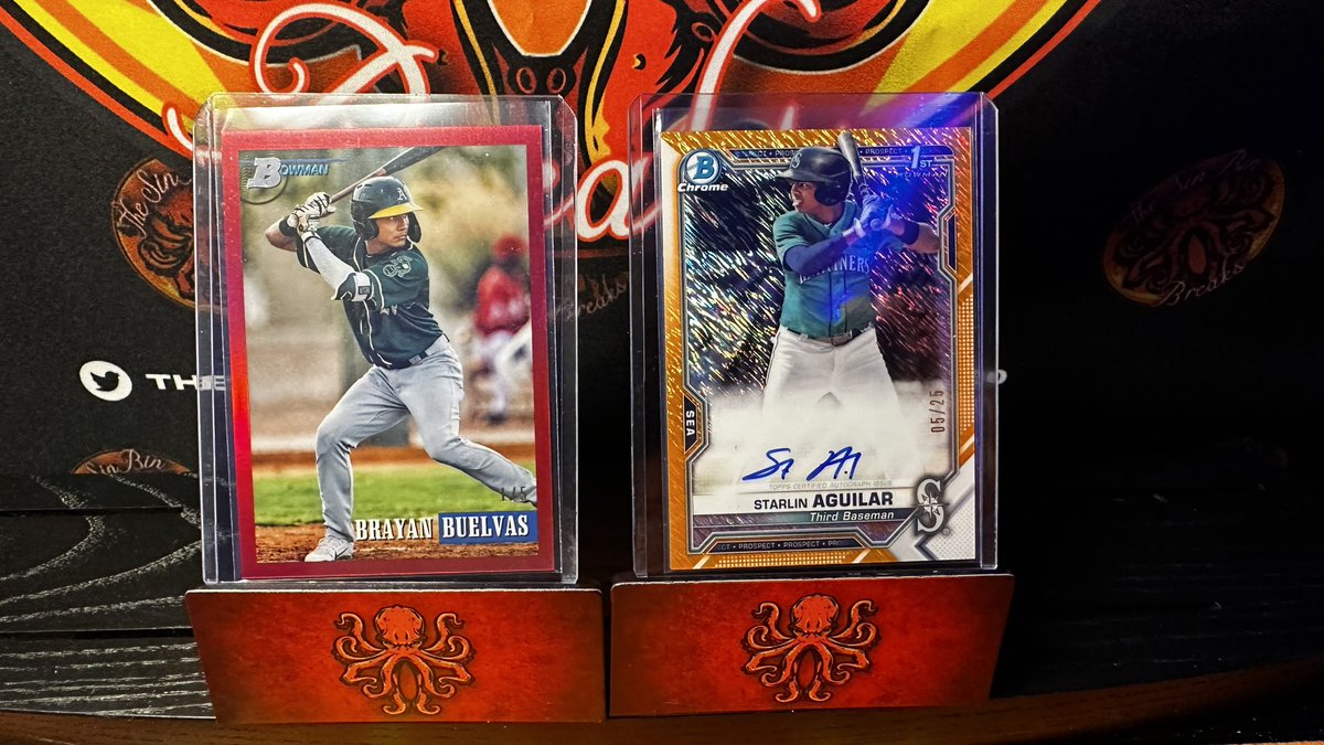 TheSinBinBreaks's tweet photo. Love our discord exclusive drafts! 

Congratulations to the hitters:

@Celly -> Foscue Super
@cdh615 -> Buelvas /5 and Aguilar auto /25
Domino -> Printing Plate of Frankie
@kenesawmtlandis -> Lonnie auto /50

#OWB #SinBinAfterDark https://t.co/eDSHwIcjTA