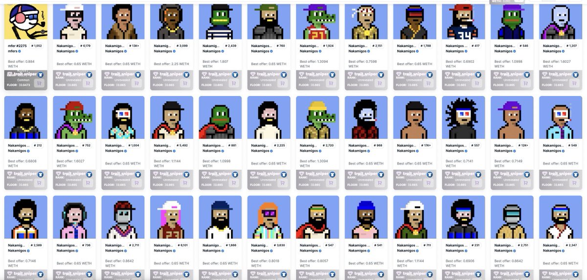 Swept 40 <a href="/Nakamigos/">Nakamigos</a>, I heard they have the strongest community... do they? 👀

Giving 1 away to someone who ❤️ + ♻️