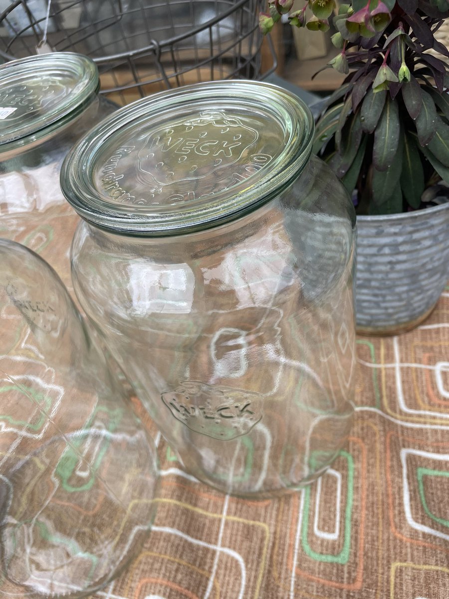 DROPS1997's tweet image. weckのガラス瓶揃いました。新作の3ℓ入る瓶も大好評！
drops1997.stores.jp

#weck
#福島市
#福島市雑貨