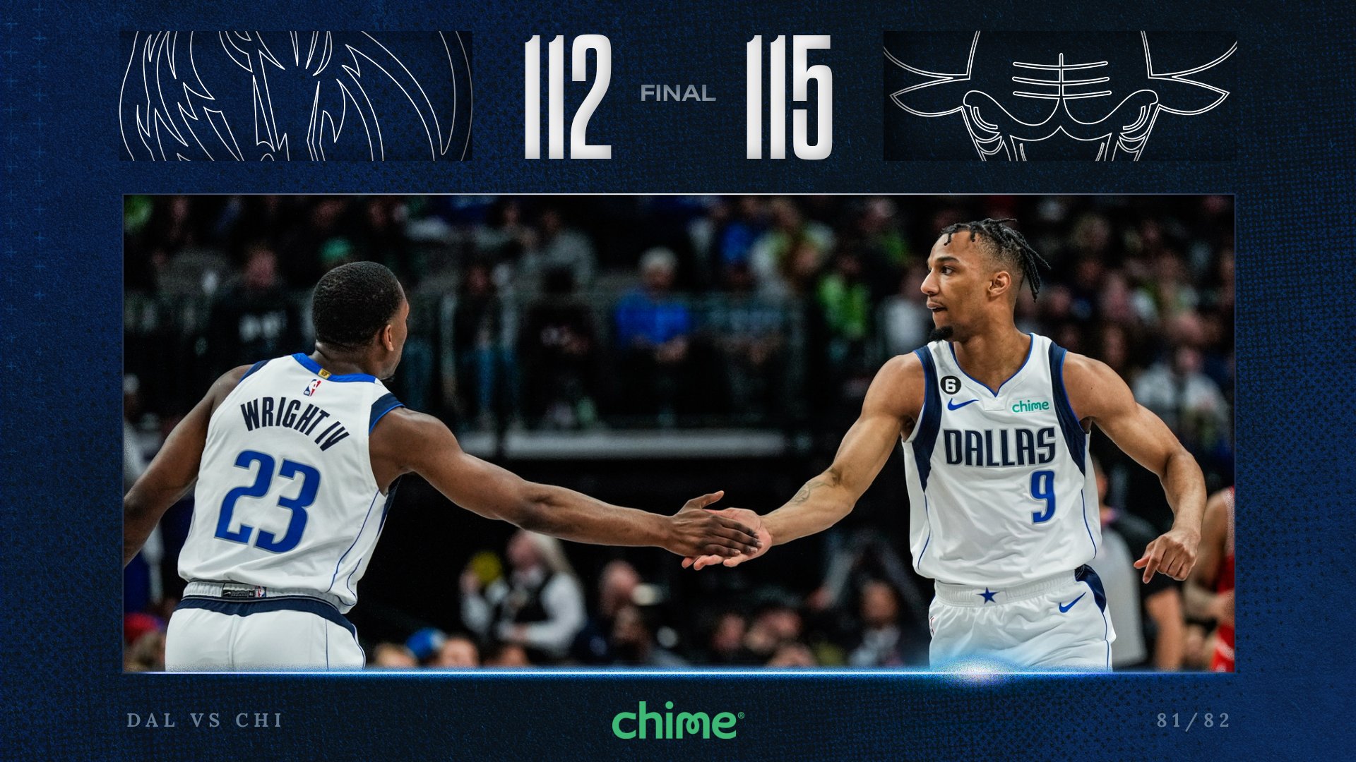 Dallas Mavericks on Twitter "Final in Dallas. Chime MFFL https//t