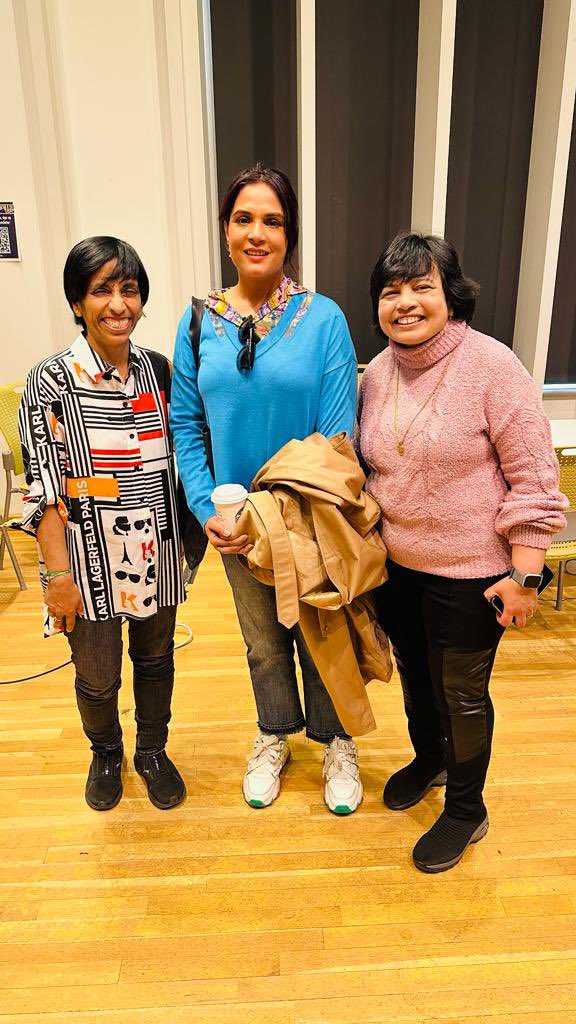 smilinglolly's tweet photo. Hi @RichaChadha, it was such a joy meeting you and hearing you at the fireside chat. Do remember that @vuonly and me (@smilinglolly) are always available for any of the positive work you are doing. https://t.co/RiIUO1BkKp
