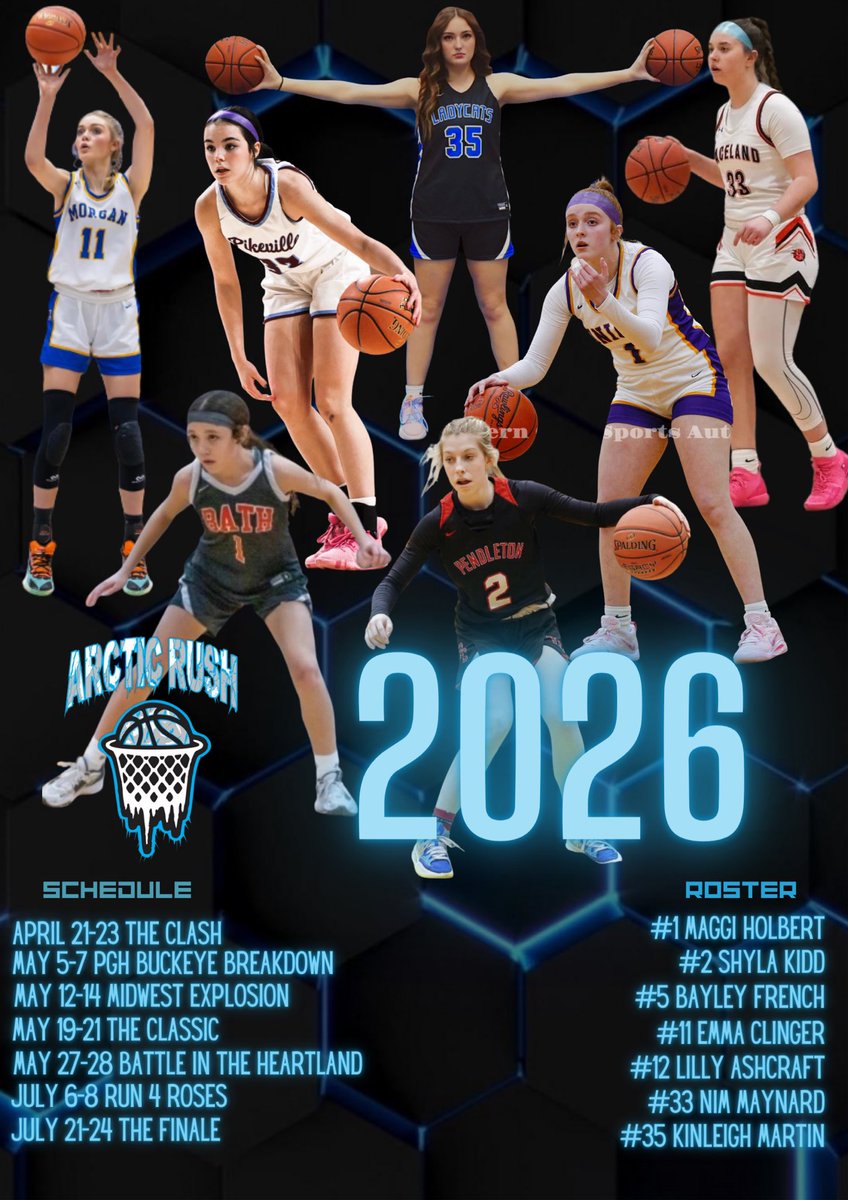 arcticrushbball's tweet photo. Arctic Rush 2026! https://t.co/MYcbBUObX6