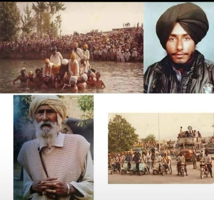 majhail_84's tweet photo. ਸ਼ਹੀਦ ਬਾਬਾ ਜੁਗਰਾਜ ਸਿੰਘ ਜੀ ਤੂਫਾਨ ਦੇ ਭੋਗ ਤੇ 500,000 ( ਪੰਜ ਲੱਖ) ਸਿੱਖ ਸੰਗਤ ਪੰਥ ਦੇ ਮਹਾਨ ਸ਼ਹੀਦ ਨੂੰ ਸ਼ਰਧਾਂਜਲੀ ਦੇਣ ਲਈ ਪਹੁੰਚੀ। ਇਹ ਗਿਣਤੀ ਓਸ ਵੇਲੇ ਸੀ ਜਦੋਂ ਭੋਗ ਅਤੇ ਸਸਕਾਰਾ ਤੇ ਪਬੰਦੀ ਹੁੰਦੀ ਸੀ ਥਾਂ ਥਾਂ ਫੌਜ ਤੇ ਪੁਲਿਸ ਨੇ ਰੋਕਾਂ ਲਾਈਆਂ ਹੁੰਦੀਆਂ ਸਨ ਅਤੇ ਝੂਠੇ ਪੁਲਿਸ ਮੁਕਾਬਲੇ ਜ਼ੋਰਾਂ ਤੇ ਸਨ। 1/1 https://t.co/wUcOTyhXnx