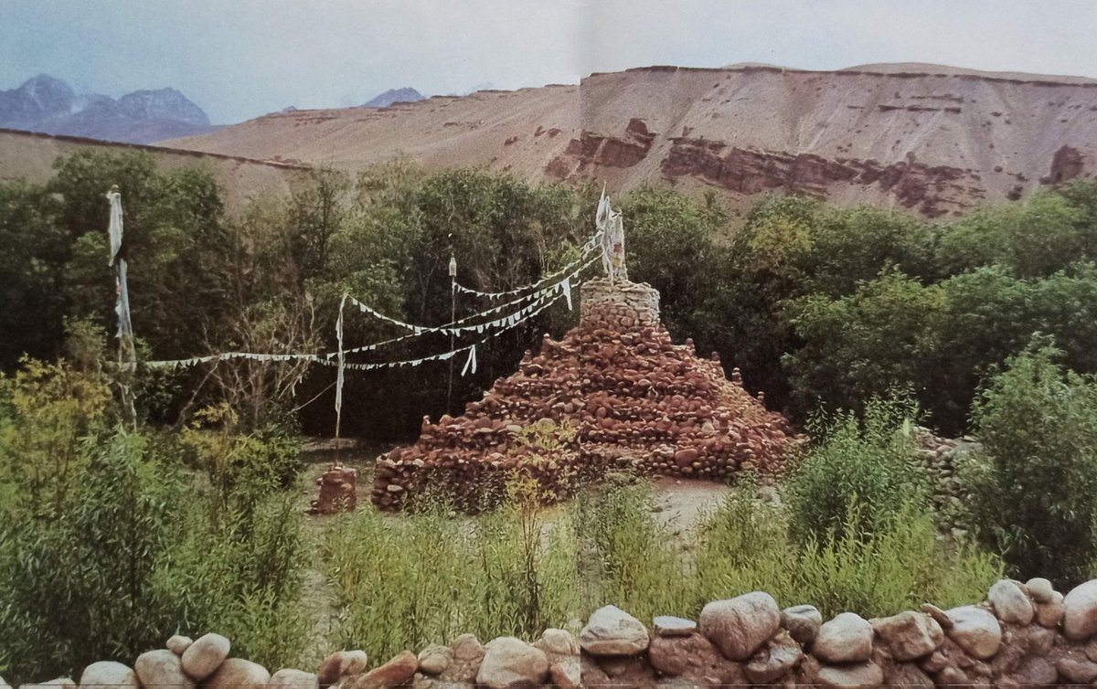 Samadhi of #Rajput General Zorawar Singh Kahluria in China's Ngari prefecture. It was built by Zorawar Singh's enemies, the Tibetans. One of the few such events where someone honoured his own enemy.