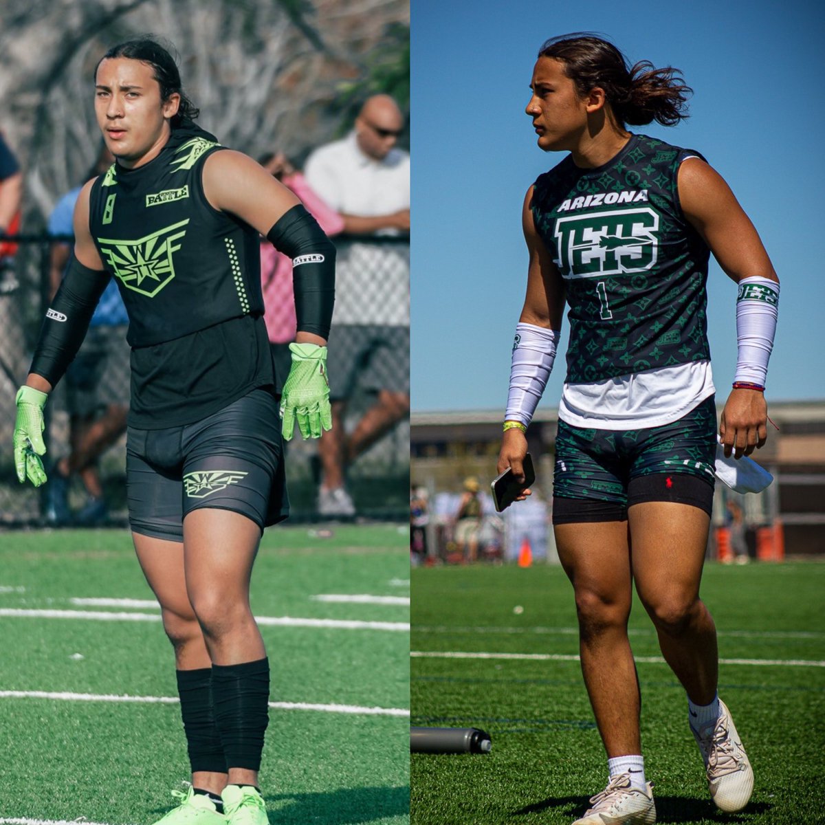 ChanezNoah's tweet photo. @TucsonTurfElite @ArizonaJets @Coach_ZNeveleff #THSFootball #battletested #Jetted #shockdoctor https://t.co/ytqnjLrqS4