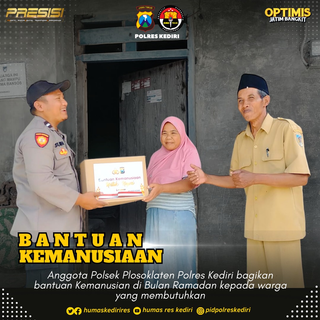 Bantuan Kemanusiaan Polres Kediri

#polripresisi #polreskediri #kediri