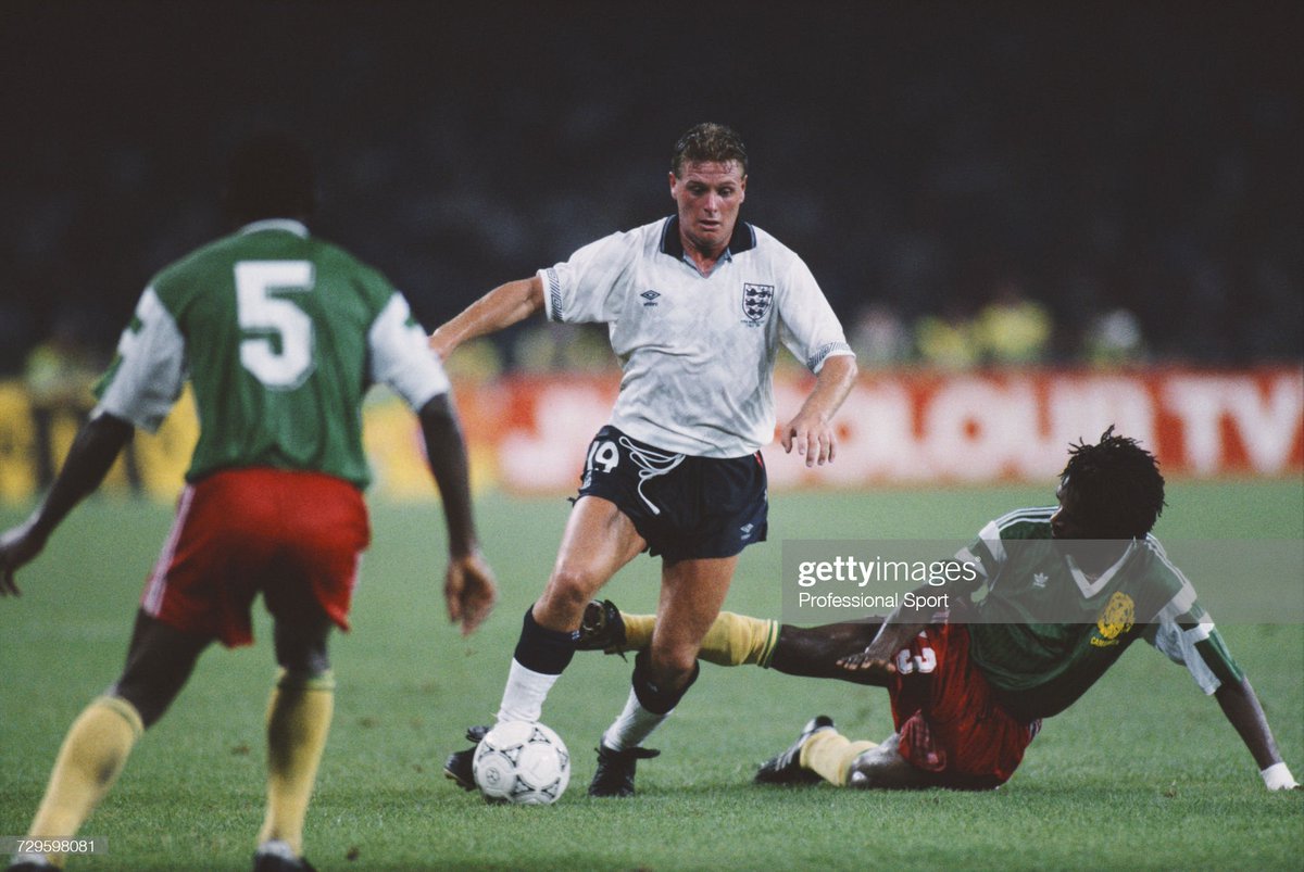 CopaLendas's tweet photo. Paul Gascoigne, Inglaterra 🏴.
Copa do Mundo de 1990, Itália.
4º lugar.
0 gol, 6 jogos.
#gascoigne #england #worldcup1990 #copa1990 #fifa #gazza #legend #englishteam #thethreelions #fa #stadiosanpaolo #panini #eng https://t.co/EM95bT3JPS