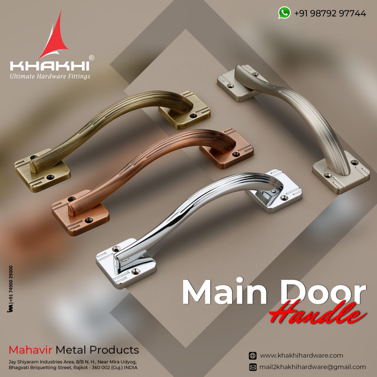 ibais_hardware's tweet photo. Mahavir Metal Products - Rajkot
For enquiry via WhatsApp click:
https://t.co/5a5rEFkSgt
Mr. Atul Vachhani - 9879297744
#keyhole #lockhardware #doorlock #dooraccessories #kadi #keyholedesign #doorhandle #handleinterior #interiordesign #handlehardware #knobhardware
.
@IBAISMEDIA https://t.co/bjyse5EjqI