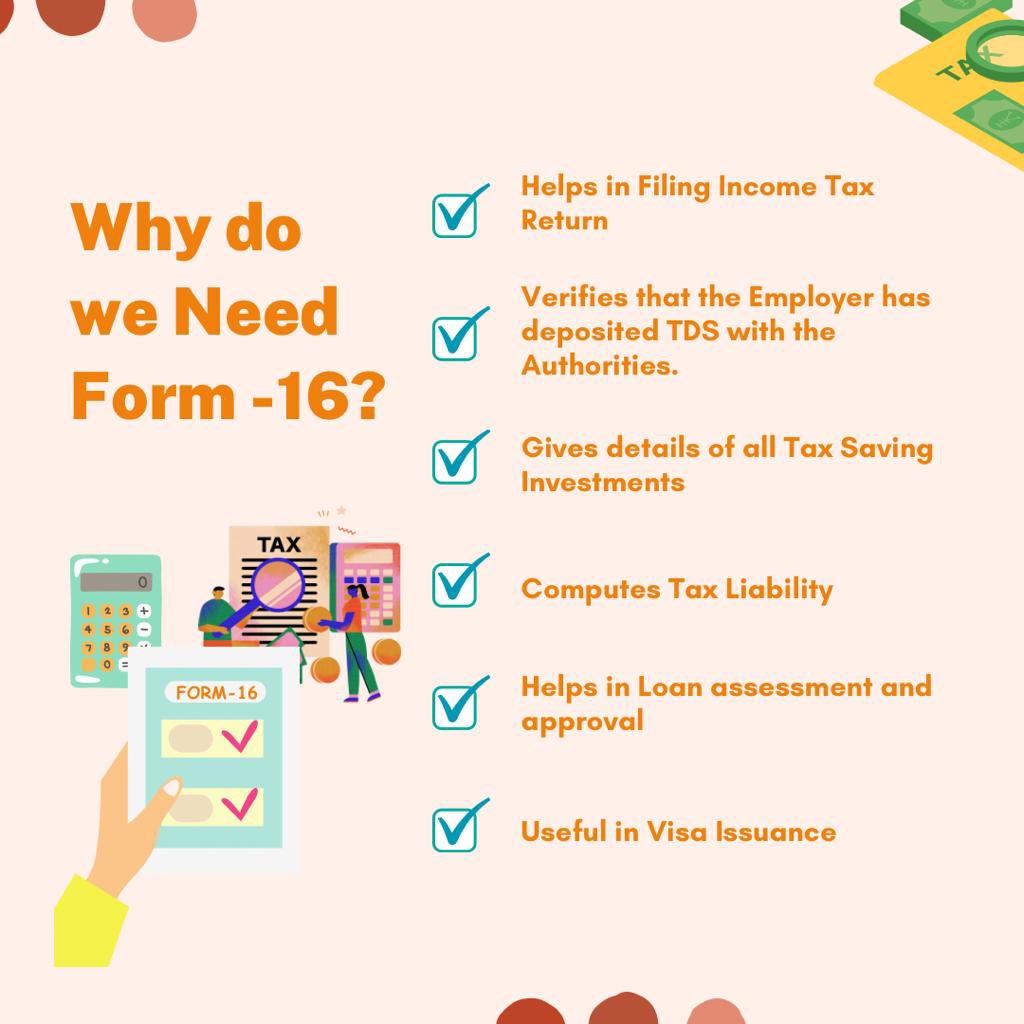 Seek your Form-16 from employer by 15th June ( Last date for employer to provide you with Form16)

#tax #incometax #returnfiling #exemption #redemption #income #freelance #Employee #Employer #save #investment #india #itr #incometaxindia #newregime