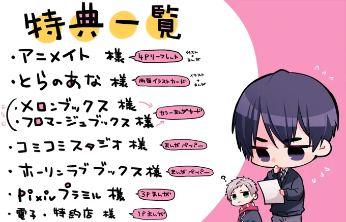 タロチカ単行本の特典(+カバー)が公開されました!
自分で纏めたものの見づらさがヤバイ…ので是非RT先でチェック頂けたら嬉しいです。画像付きでとっても見やすい!!! 