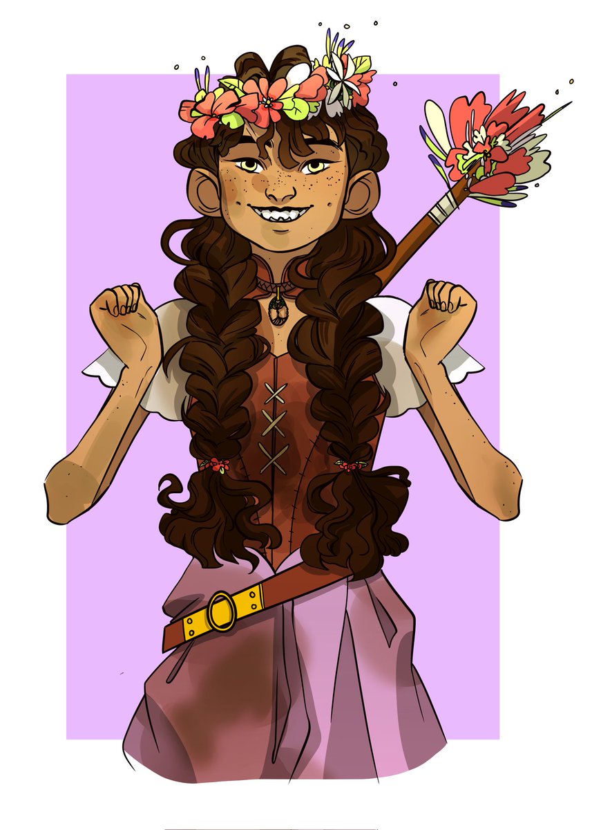liliumity's tweet photo. @Myrmidia My beloved halfling Oath of Ancients paladin, Poppy Birdbranch! A sweet, stupid child who stole a lot but loved her friends, level 1 to 14 https://t.co/W972X1qRvf