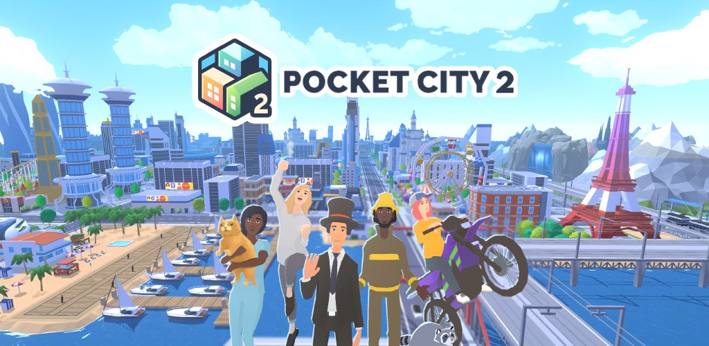 It’s finally here! Pocket City 2 is now available for iOS and Android. Begin your journey as mayor today!

Google Play: play.google.com/store/apps/det…
Apple App Store: apps.apple.com/us/app/pocket-…

#iosgames #androidgames #gaming #indiegame