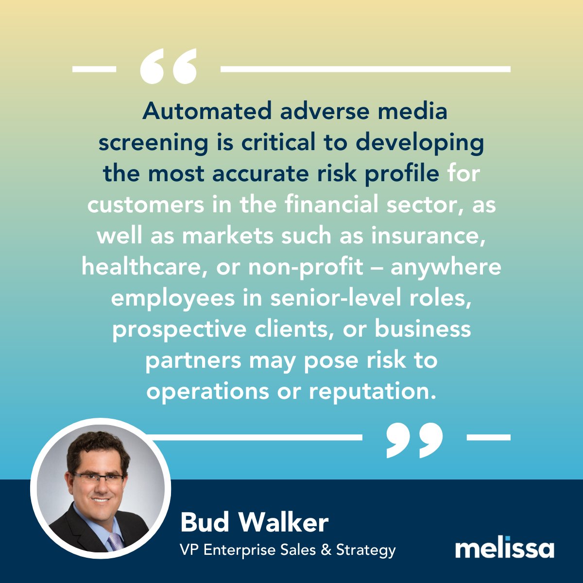 melissadataind's tweet photo. π« Negative news can wreck your reputation. @melissadata
advises #adversemediascreening for businesses, not just individuals, as a smart strategy for risk-based #KYC, #CFT, & #AML #compliance π https://t.co/qyJXQK6NyO #adversemedia #fraudprevention #mitigatingrisk #negativenews https://t.co/Z2eEQkIyV3