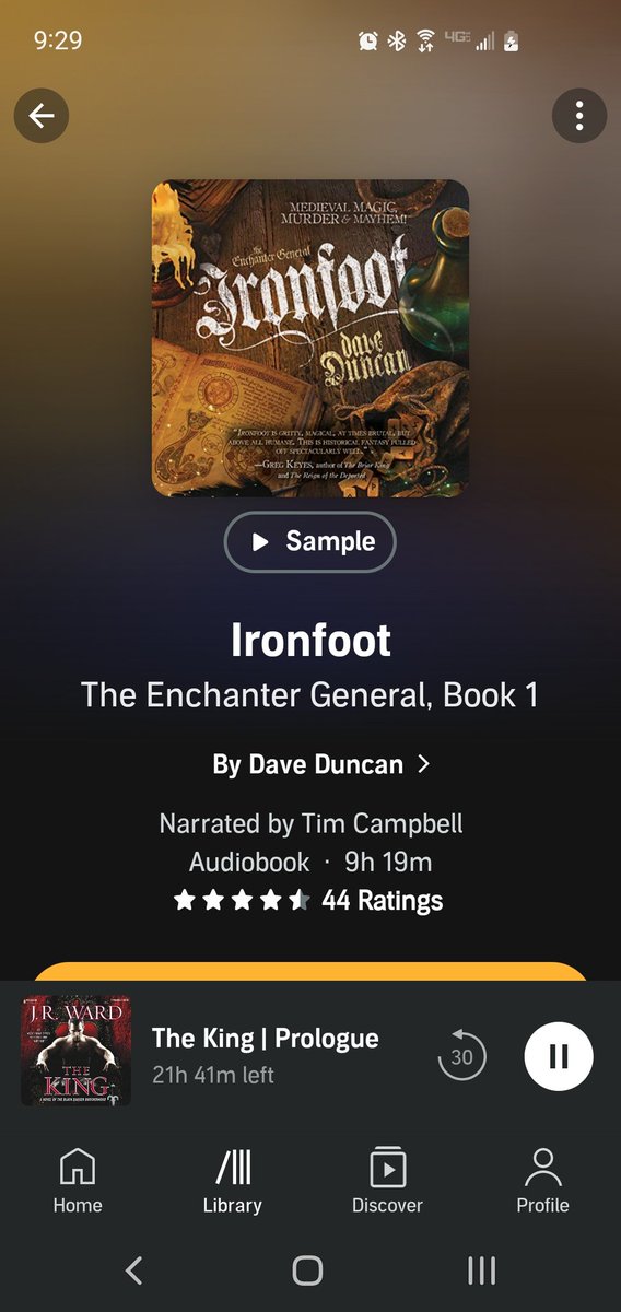 SinnaPomme's tweet photo. @JFLhere On next week's list with @writer_anthony / @stevenbrand
#DaveDuncan / #TimCampbell
@audible_com #audiobooks
Gonna be a great week 🙌🏼 https://t.co/bfA0cuiK37