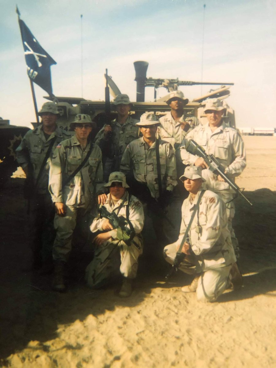 seth_hearld's tweet photo. 20 years ago today, my platoon took multiple mortar rounds...the closet landed 3 feet my my vehicle. We all walked away...thankful.
#WePierce #SendMe #ROTM https://t.co/dYvQUiLZgt