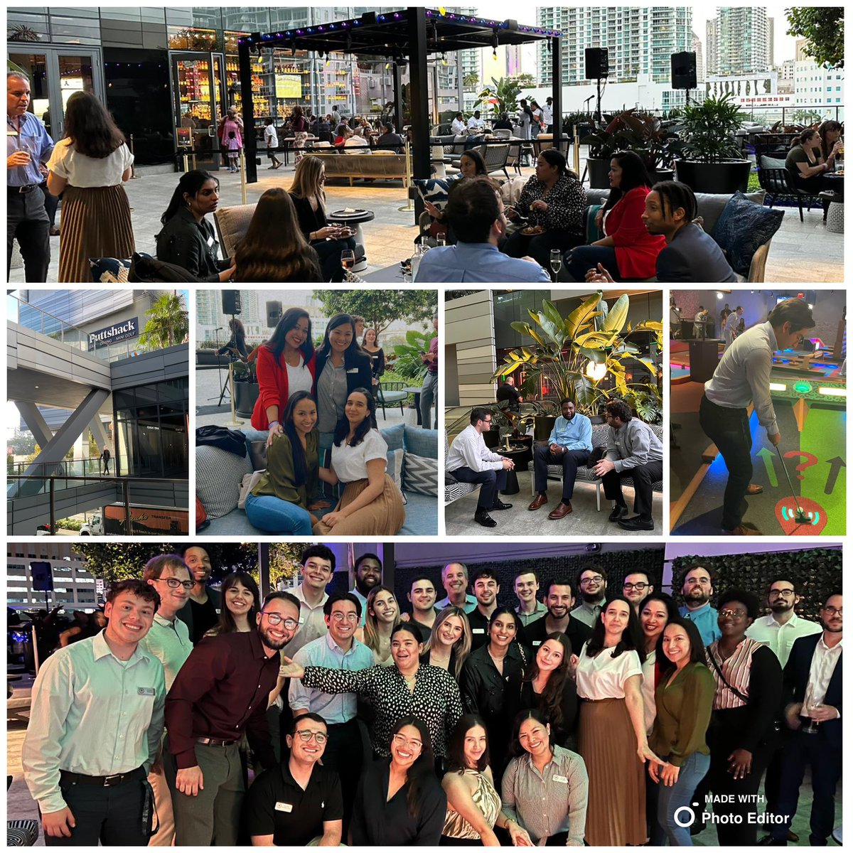 Florcalero6's tweet photo. About two weeks ago, I was invited to a Networking and Social event held by Kaufman Rossin at Puttshack in Brickell City Centre. Networking has never been so easy and entertaining!
#WeAreFIU #networking #event #cpa #accounting #pawsup #miami #studentlife #joyatwork #bapfiu https://t.co/KmYNI6p3Kc
