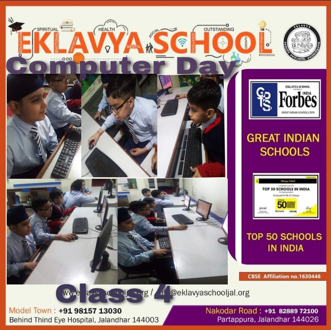 EklavyaSchool's tweet image. #ComputerClass #EklavyaSchool #BestSchoolinJalandhar #Class4