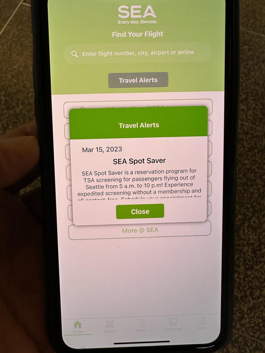 60carguy's tweet image. Fly out of SEA? use one of our many services to make your travel experience more enjoyable. Use our App to to navigate throughout the airport or to sign up for SEA Spot Saver, dine in one of our many restaurants, save time with our new parking system. #flysea, #portofseattle,