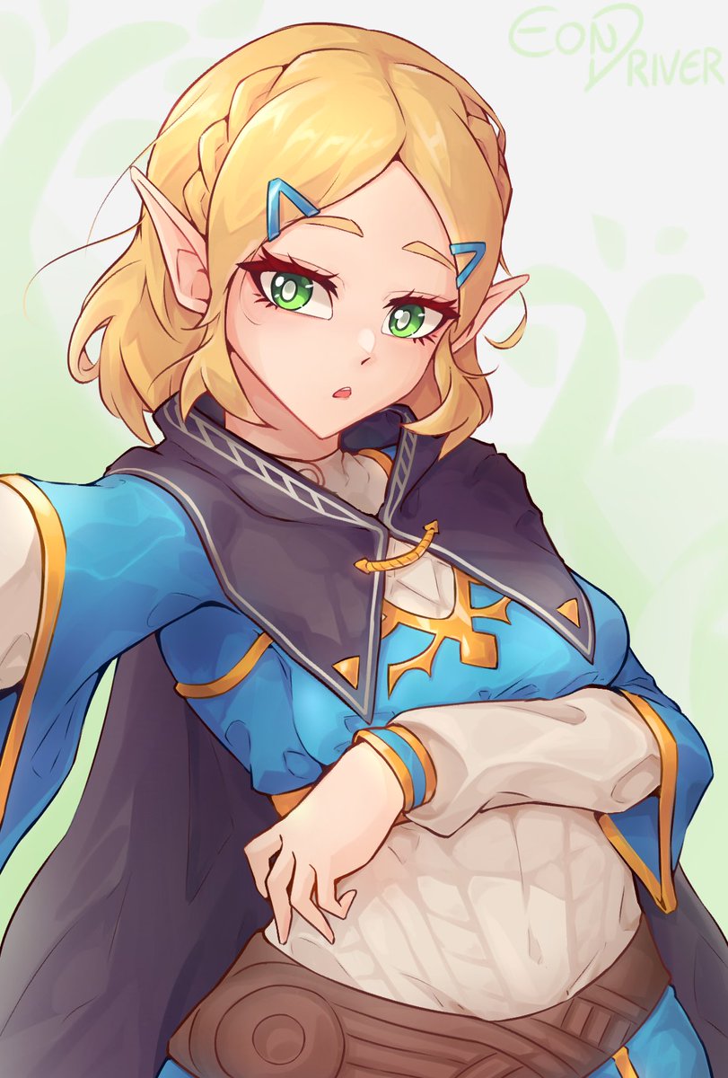 Short hair Zelda kinda cute 😳 #zelda #ゼルダ