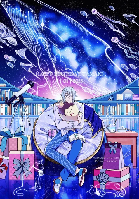 遅くなってしまったけどお誕生日おめでとう環くん!!happy belated birthday tamaki #四葉環誕生祭2023 #四葉環生誕祭2023 