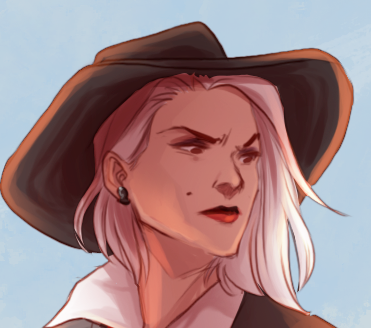 PugCrumbs's tweet photo. Ashe, but it's just thumbnails from all the art I have of her Making Faces at Cassidy. #Overwatch2 #Overwatch https://t.co/tPh34EdCCi
