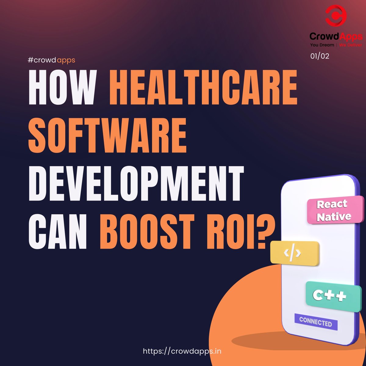 apps_crowd's tweet image. How HealthCare software development can boost ROI? Swipe ➡️ to know more.

To know more: crowdapps.in

#crowdapps #healthcare #technology #healthsystem #healthcaresoftware #informationtechnology #crowdappstechnology