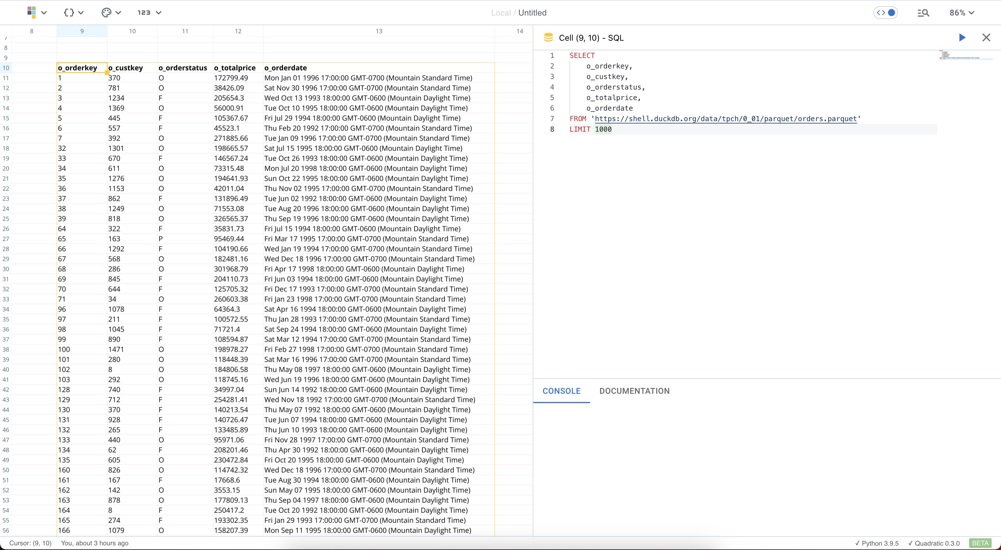 Quadratic - Python + SQL Spreadsheet (@QuadraticHQ) / Twitter