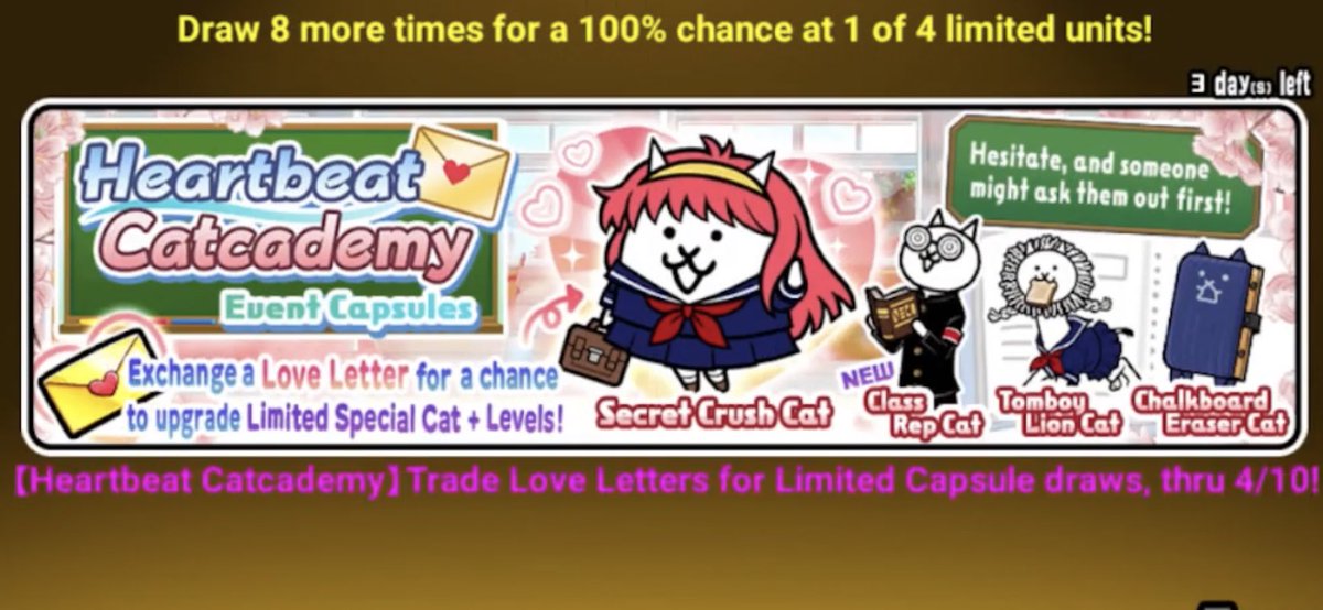 LorisTechTime's tweet image. Battle Cats - Using My Love Letter Tickets and Regular Cat Tickets #battlecats youtu.be/bSzdfMll9s4 via @YouTube