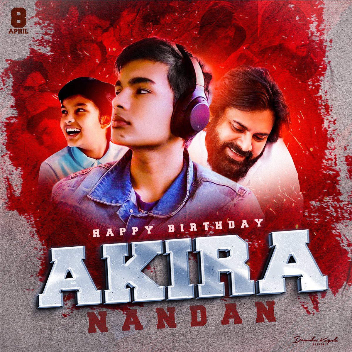 Here's the Special Design ,Happy Birthday Konidela #AkiraNandan !  The biggest and craziest debut in Indian cinema would be yours

#HBDAkiraNandan @PawanKalyan